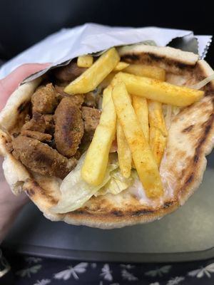 Döner Gyros £9.25  at What The Pitta in London
