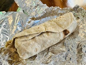 Doner wrap  at What The Pitta in London