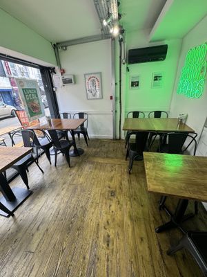 Inside   at What The Pitta in London