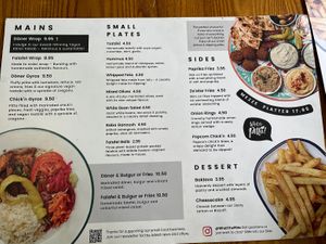 New menu  at What The Pitta in London