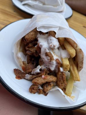 Doner gyros-too good to try anything else  at What The Pitta in London