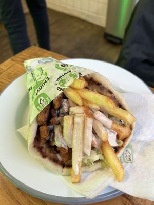 Pita gyros   at What The Pitta in London