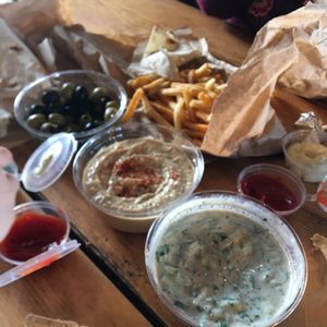 Cold Mezze   at What The Pitta in London