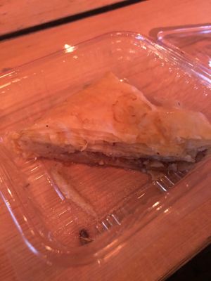 Really tasty vegan baklava 😍😍 at What The Pitta in London