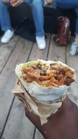 Big boy wrap at What The Pitta in London