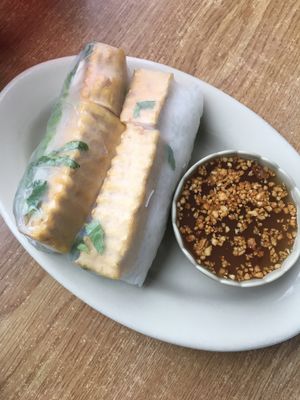 Soft Spring Rolls with Tofu at Thai Thai Cafe  in San Marcos