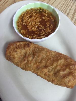 Vegan egg roll at Thai Thai Cafe  in San Marcos