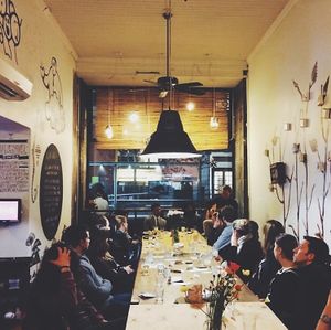 event arrangement  at Kinfolk in Melbourne