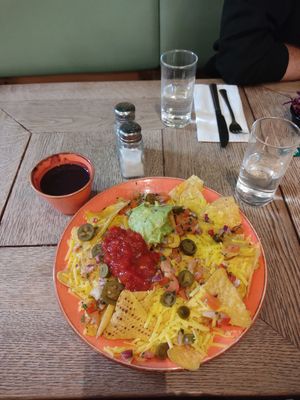 Vegan Nachos (Sharing portion as a main) at Las Iguanas - Stratford Westfield in East London