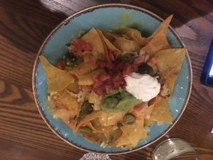 Vegetarian nachos at Las Iguanas - Wembley in North West London