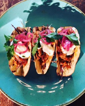 Squash and Sweet Potato Tacos at Las Iguanas - Brunswick Square in London