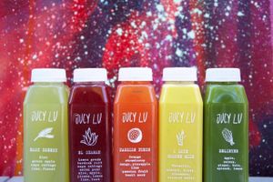Coldpress juices  at Jucy Lu in Miami