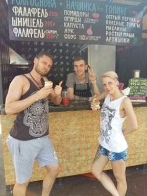 first day at Falafel Bro - Vdnkh Park in Moscow