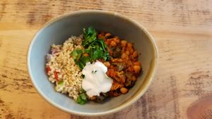 Chickpea stew at The Pod in Coventry