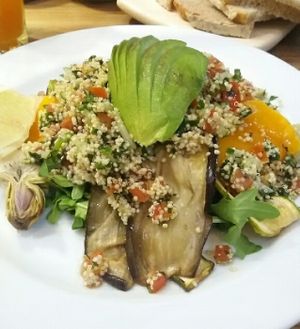 Quinoa salad at Le Pain Quotidien - Alto Palermo in Buenos Aires