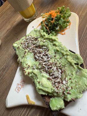 Avocado toastt  at Le Pain Quotidien - Posadas in Buenos Aires