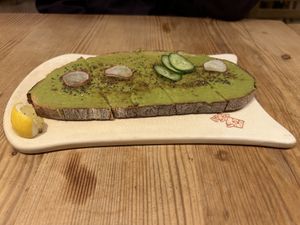 Avocado toastt  at Le Pain Quotidien - Shibakouen in Tokyo
