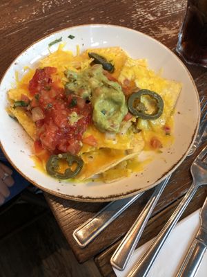 Vegan nachos at Las Iguanas - Trafford Centre in Manchester
