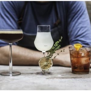 Botanical cocktails
 at NOVI in Cambridge