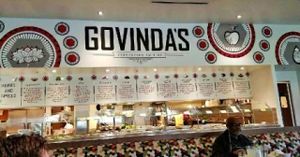 BUFFET LINE at Govinda's in Houston