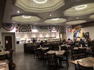 Restaurant and buffet at Govinda's in Houston