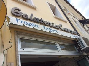 Gelato Store at Gelateria Cavour in Pordenone