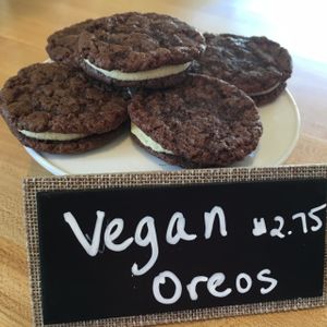 Vegan Oreos! at Karma Foods in Brewster