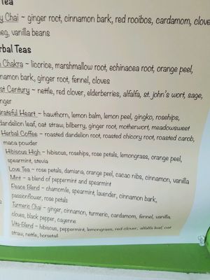 teas at Karma Foods in Brewster