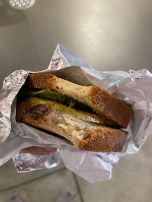 Pan de palta y “huevo"  at Jennifer Lee's Gourmet Bakery in Boston