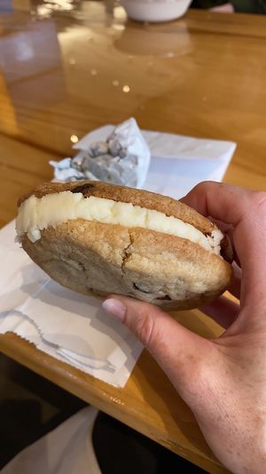 Cookie sandwich  at Jennifer Lee's Gourmet Bakery in Boston