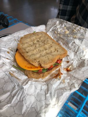 BBQ tempeh at Jennifer Lee's Gourmet Bakery in Boston