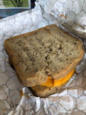 Grilled cheese at Jennifer Lee's Gourmet Bakery in Boston