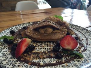 Perfect pancakes & Nicecream  at The Storehouse in Mount Evelyn