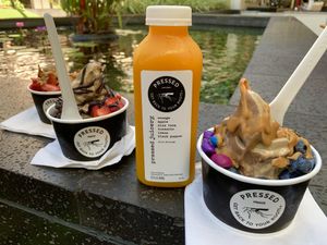 Earned a free juice with the rewards program! :) at Pressed Juicery in Honolulu