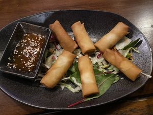 Spring rolls  at Chay Umi in Berlin