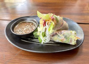 Summer rolls with Seitan  at Chay Umi in Berlin