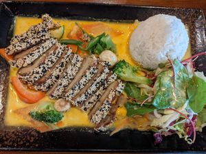 Probably Sai Gon Curry with seitan (8,90€) - 4/5. at Chay Umi in Berlin