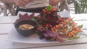 Small pancakes at Mandel & Malla in Kivik