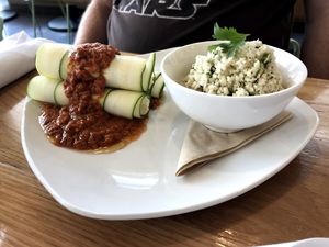 Manicotti at Living Kitchen in Raleigh