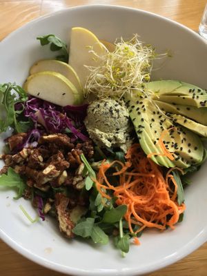 Arugula Crunch salad at Living Kitchen in Raleigh