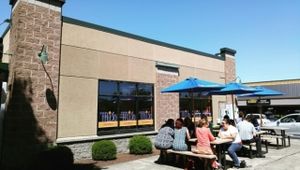 outdoor seating at MiSo in Lacey