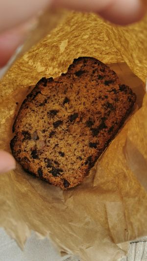 Banana bread at Bali Bowls in Biarritz