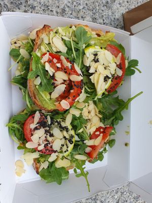 3 small slices at Bali Bowls in Biarritz