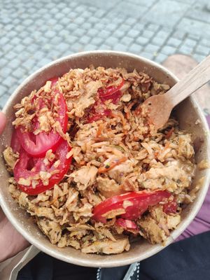 Nasi Goreng at Bali Bowls in Biarritz
