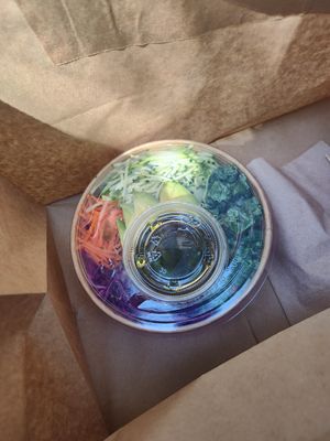 Poke Bowl at Bali Bowls in Biarritz