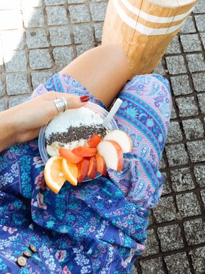 Açai bowl!  at Bali Bowls in Biarritz