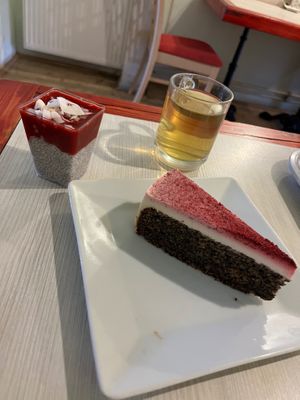 Stopped by for lunch and cake. Food is mostly vegetarian but clearly labeled with ingredients. Staff is lovely, place is dog friendly, they do take credit cards.  at Vegeethouse in Jicin