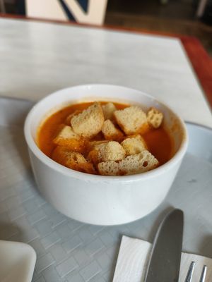 Italian soup at Vegeethouse in Jicin