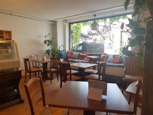 Café section at vlinder.bio in Solothurn