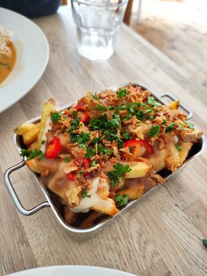 Poutine at The Cornish Vegan in Truro